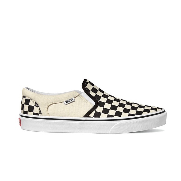 vans asher checkerboard